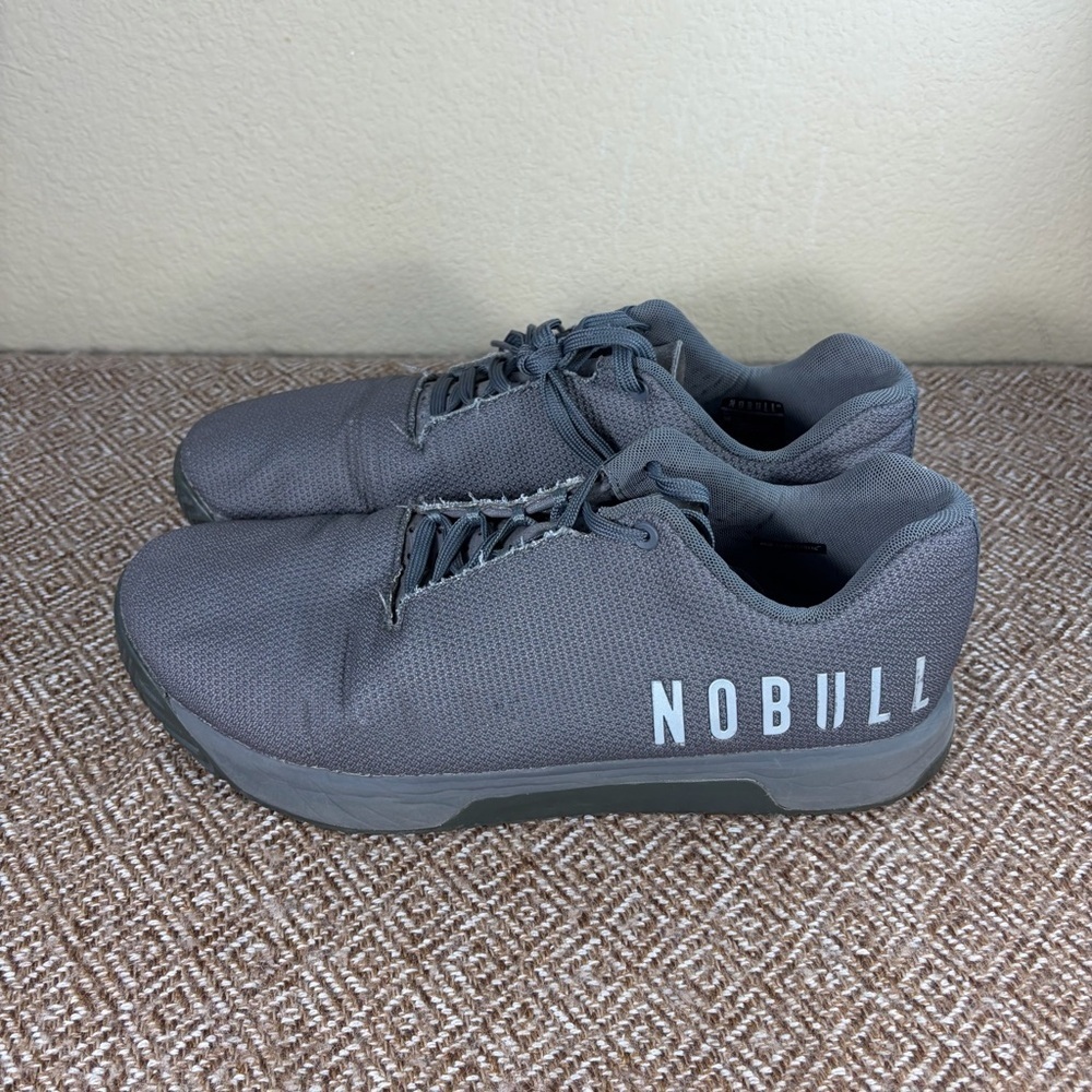NoBull SuperFabric Crossfit Trainer Shoes Gray Sneakers Men’s 13/Women’s 14.5 - Picture 3 of 6